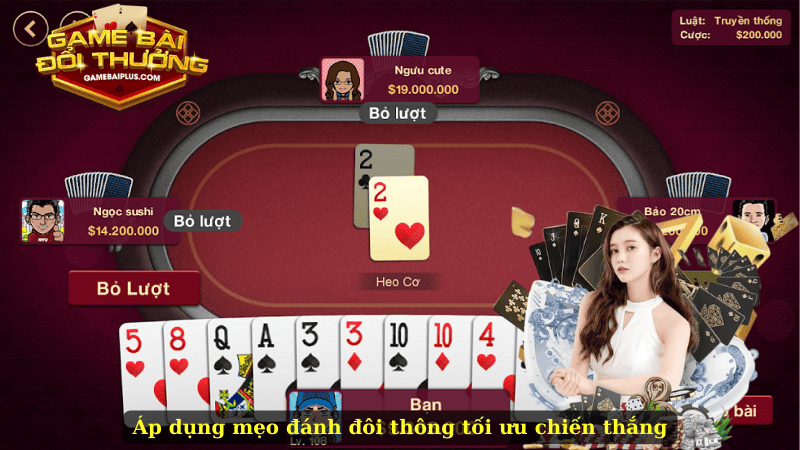 Áp dụng mẹo đánh đôi thông tối ưu chiến thắng