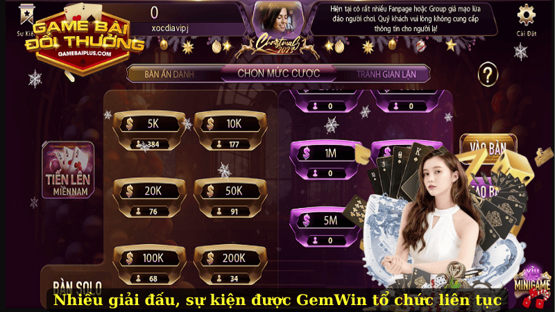 Nhiều giải đấu, sự kiện được GemWin tổ chức liên tục