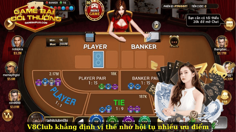 V8Club khẳng định vị thế nhờ hội tụ nhiều ưu điểm