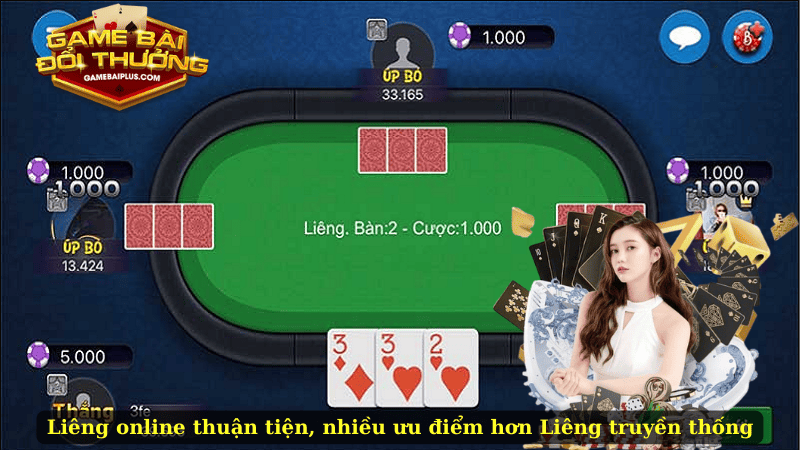 Liêng online thuận tiện, nhiều ưu điểm hơn Liêng truyền thống