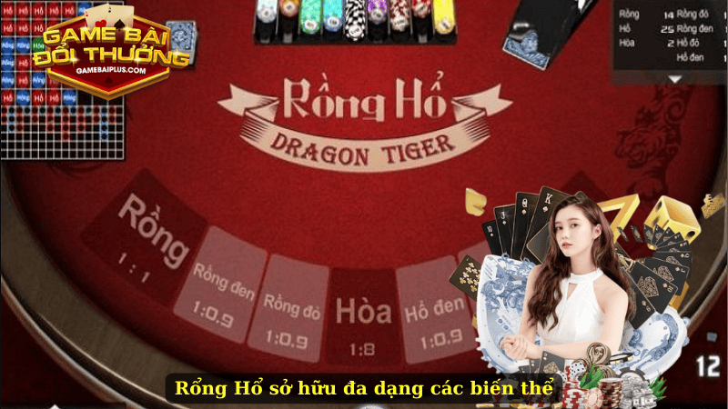 Rổng Hổ sở hữu đa dạng các biến thể